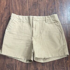 Banana Republic Tan Cotton-Blend Bermuda Shorts